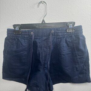 Navy Blue Elastic Waist Shorts from Gap